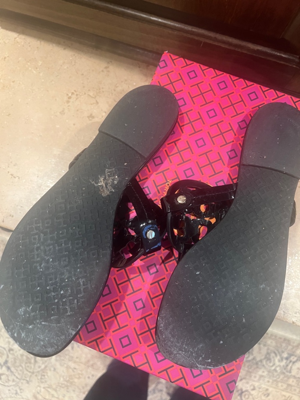 Miller Patent Calf  Sandal – Black size 9 - Picture 4 of 6